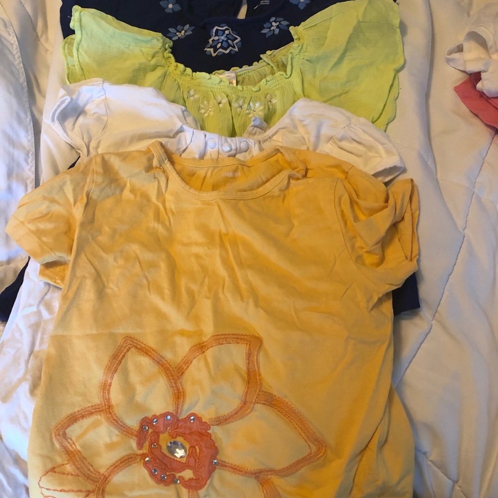 Lot of 4 Gymboree Shirts plus 2 freebies